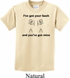 Kids Funny Shirt I've Got Your Back Tee T-Shirt