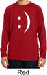 Kids Funny Shirt Smiley Chat Face Dry Wicking Long Sleeve Tee T-Shirt