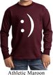 Kids Funny Shirt Smiley Chat Face Long Sleeve Tee T-Shirt