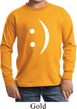 Kids Funny Shirt Smiley Chat Face Long Sleeve Tee T-Shirt