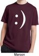 Kids Funny Shirt Smiley Chat Face Moisture Wicking Tee T-Shirt