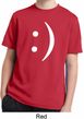 Kids Funny Shirt Smiley Chat Face Moisture Wicking Tee T-Shirt