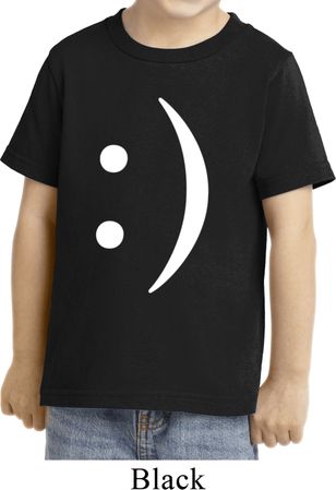 Kids Funny Shirt Smiley Chat Face Toddler Tee T-Shirt