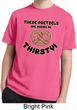 Kids Funny Shirt Thirsty Pretzels Moisture Wicking Tee T-Shirt