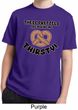 Kids Funny Shirt Thirsty Pretzels Moisture Wicking Tee T-Shirt