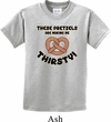 Kids Funny Shirt Thirsty Pretzels Tee T-Shirt