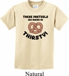 Kids Funny Shirt Thirsty Pretzels Tee T-Shirt