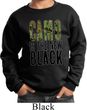 Kids Funny Sweatshirt Camo is the New Black Sweat Shirt