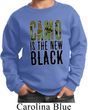 Kids Funny Sweatshirt Camo is the New Black Sweat Shirt