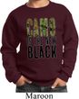 Kids Funny Sweatshirt Camo is the New Black Sweat Shirt