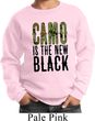 Kids Funny Sweatshirt Camo is the New Black Sweat Shirt