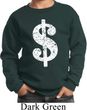 Kids Funny Sweatshirt Distressed Dollar Sign Sweat Shirt