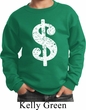 Kids Funny Sweatshirt Distressed Dollar Sign Sweat Shirt