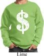 Kids Funny Sweatshirt Distressed Dollar Sign Sweat Shirt