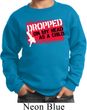 Kids Funny Sweatshirt Dropped On My Head Sweat Shirt