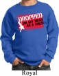 Kids Funny Sweatshirt Dropped On My Head Sweat Shirt