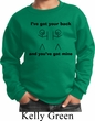 Kids Funny Sweatshirt I've Got Your Back Sweat Shirt