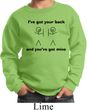 Kids Funny Sweatshirt I've Got Your Back Sweat Shirt