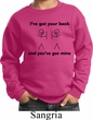 Kids Funny Sweatshirt I've Got Your Back Sweat Shirt