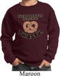 Kids Funny Sweatshirt Thirsty Pretzels Sweat Shirt