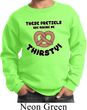 Kids Funny Sweatshirt Thirsty Pretzels Sweat Shirt