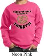 Kids Funny Sweatshirt Thirsty Pretzels Sweat Shirt