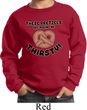 Kids Funny Sweatshirt Thirsty Pretzels Sweat Shirt