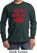 Kids Funny Tee Hit em with the Hein Youth Long Sleeve