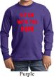Kids Funny Tee Hit em with the Hein Youth Long Sleeve