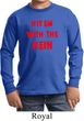 Kids Funny Tee Hit em with the Hein Youth Long Sleeve