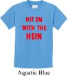 Kids Funny Tee Hit em with the Hein Youth T-shirt