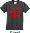 Kids Funny Tee Hit em with the Hein Youth T-shirt