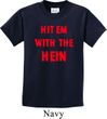 Kids Funny Tee Hit em with the Hein Youth T-shirt