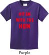 Kids Funny Tee Hit em with the Hein Youth T-shirt