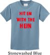 Kids Funny Tee Hit em with the Hein Youth T-shirt