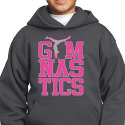 Kids Gymnast Hoodie Gymnastics Text Hoody