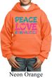 Kids Gymnast Hoodie Peace Love Gymnastics Hoody