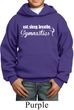 Kids Gymnast Hoodie White Eat Sleep Breathe Gymnastics Hoody