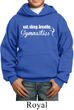 Kids Gymnast Hoodie White Eat Sleep Breathe Gymnastics Hoody