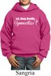 Kids Gymnast Hoodie White Eat Sleep Breathe Gymnastics Hoody
