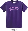 Kids Gymnast Shirt Eat Sleep Breathe Gymnastics Tee T-Shirt