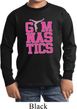 Kids Gymnast Shirt Gymnastics Text Long Sleeve Tee T-Shirt