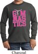 Kids Gymnast Shirt Gymnastics Text Long Sleeve Tee T-Shirt