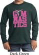 Kids Gymnast Shirt Gymnastics Text Long Sleeve Tee T-Shirt