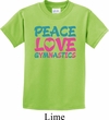 Kids Gymnast Shirt Peace Love Gymnastics Tee T-Shirt