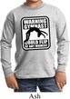 Kids Gymnast Shirt Warning Gymnast Long Sleeve Tee T-Shirt