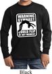 Kids Gymnast Shirt Warning Gymnast Long Sleeve Tee T-Shirt