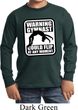 Kids Gymnast Shirt Warning Gymnast Long Sleeve Tee T-Shirt