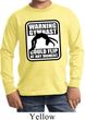Kids Gymnast Shirt Warning Gymnast Long Sleeve Tee T-Shirt
