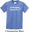 Kids Gymnast Shirt White Eat Sleep Breathe Gymnastics Tee T-Shirt